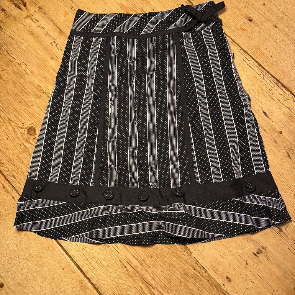 Elevenses Vintage Anthropologie Striped Skirt